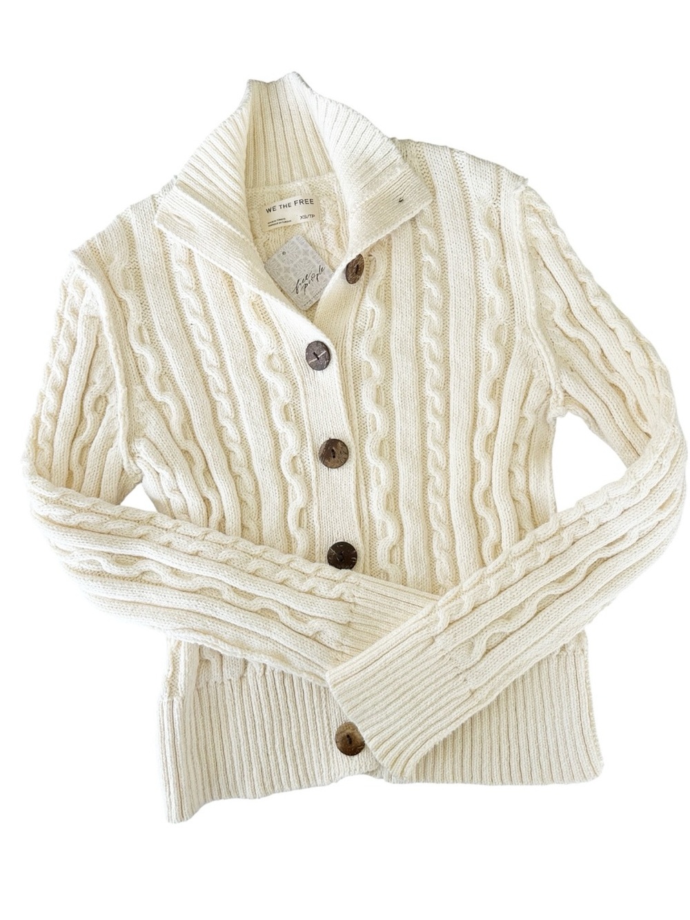 Free People • Cable Stitch Cardigan
